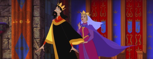 Stefan and Leah as Maleficent arrives