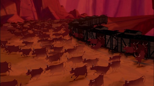 Herd escapes the train